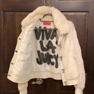Juicy couture fur jacket